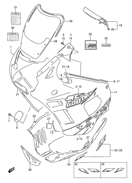 Cowling body