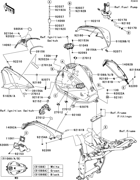 ZR800 Fuel tank(1 / 2)