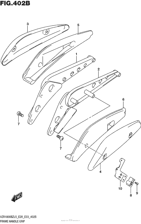 Frame Handle Grip (Vzr1800Bzl5 E33)