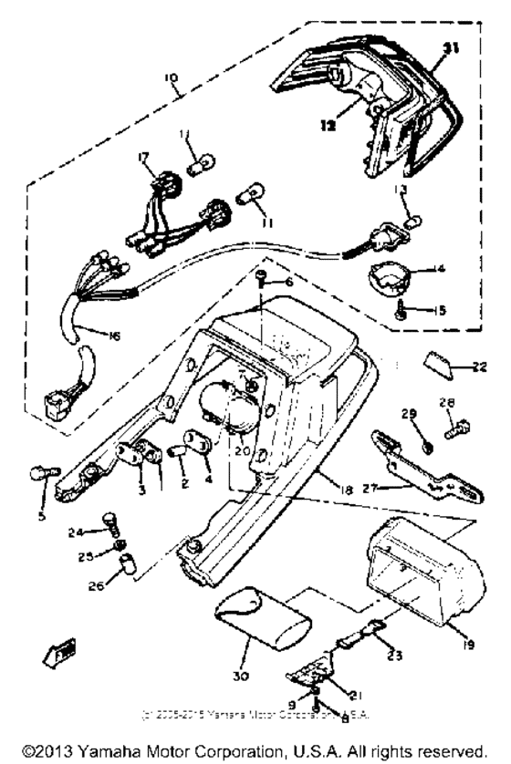 Taillight-tail cover-tool