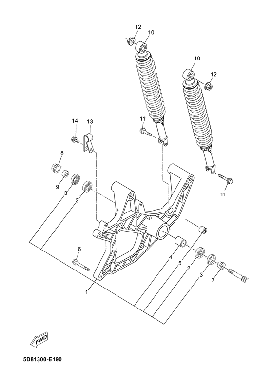 Rear arm & suspension
