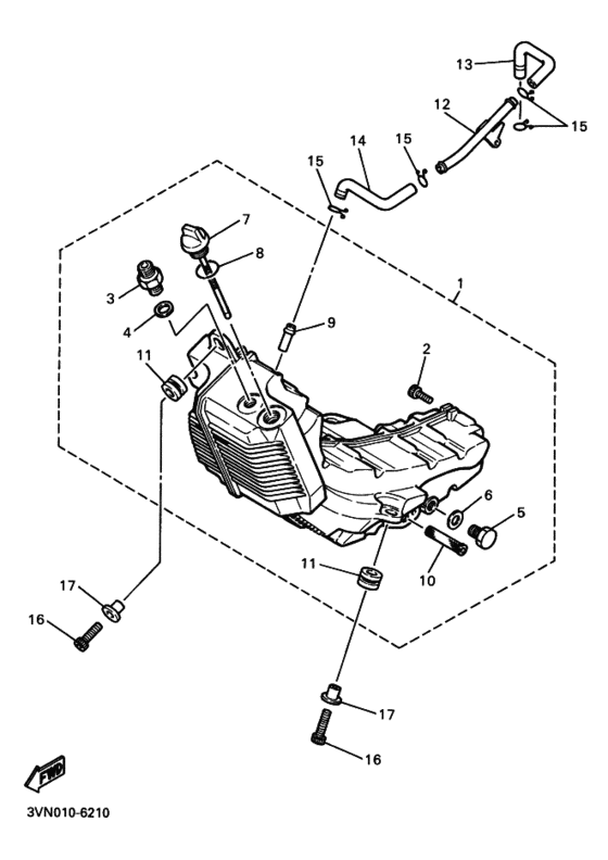 Oil tank assy