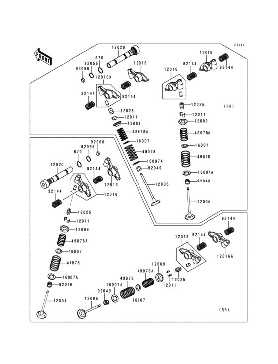 VN1500 Клапана