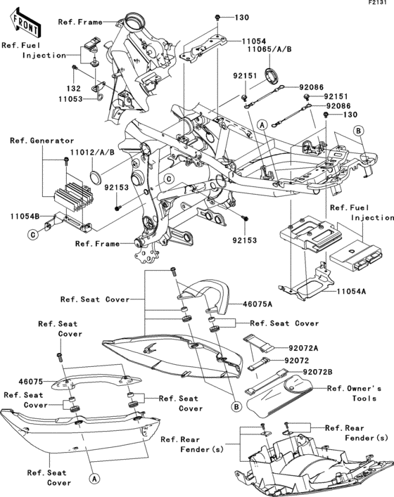 Frame fittings(-jkaer650aaa035082)
