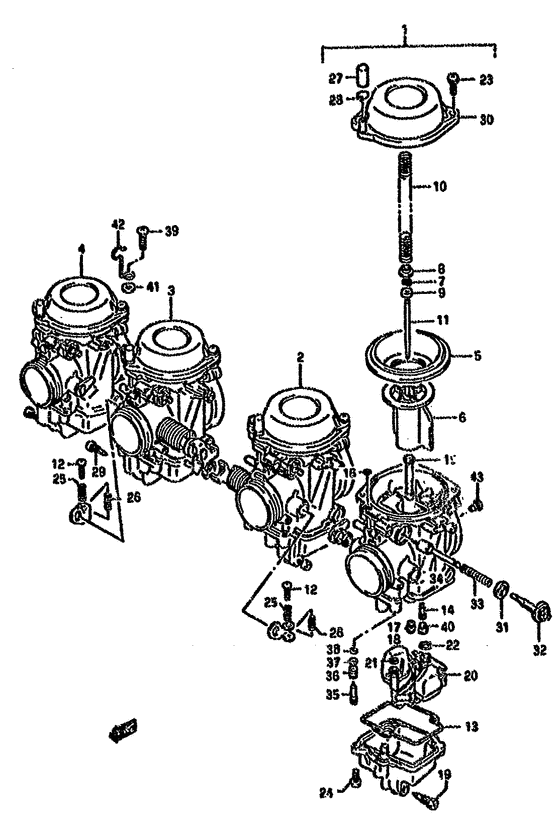 Carburetor assy
