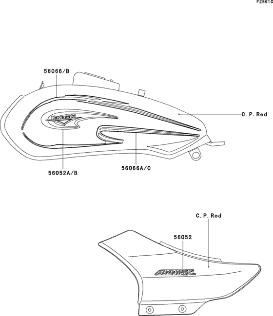 BN125 Decals(red)(a7)