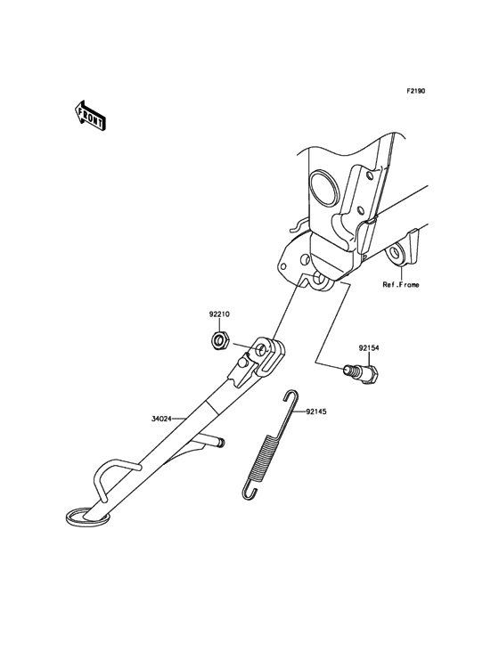 EX300 Подножка