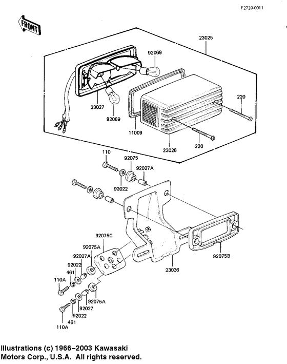 Taillight unit ass`y