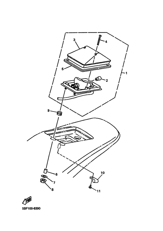WR426F Taillight unit ass`y