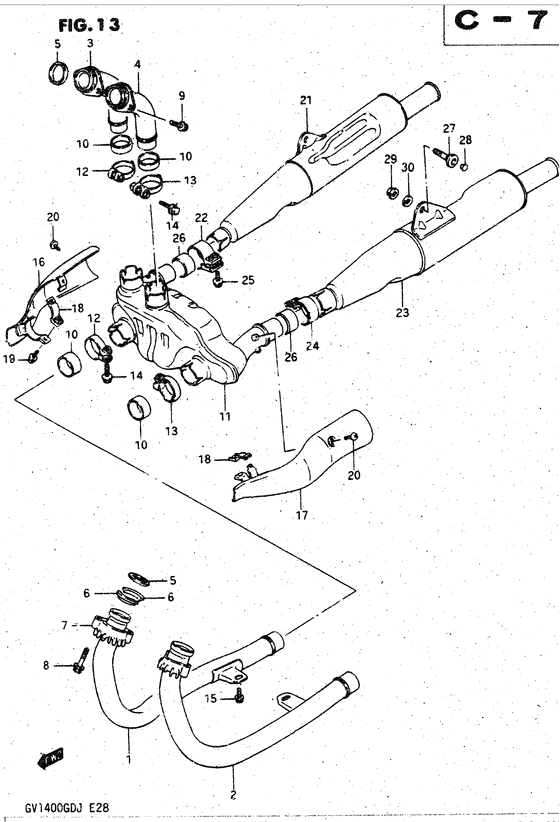 Muffler comp