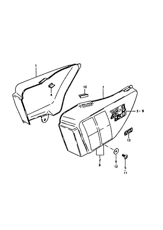 ZR50 Обтекатель задний