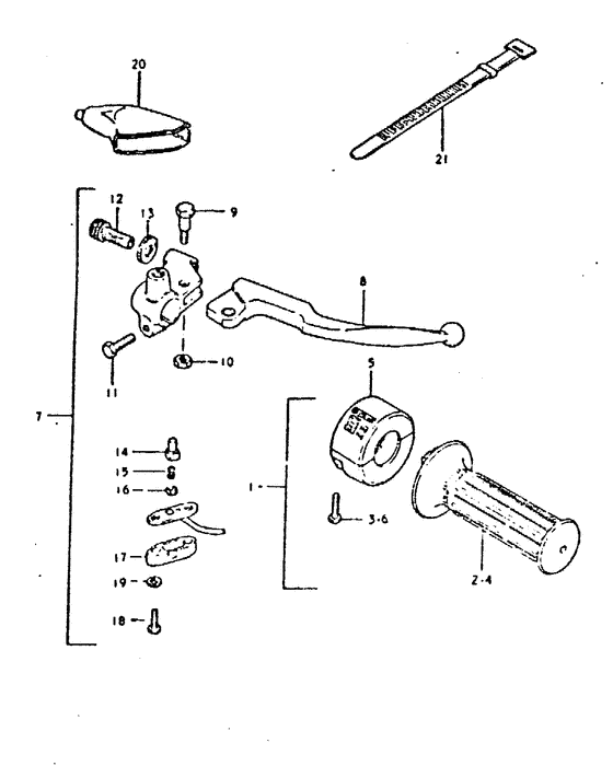 Right handle switch