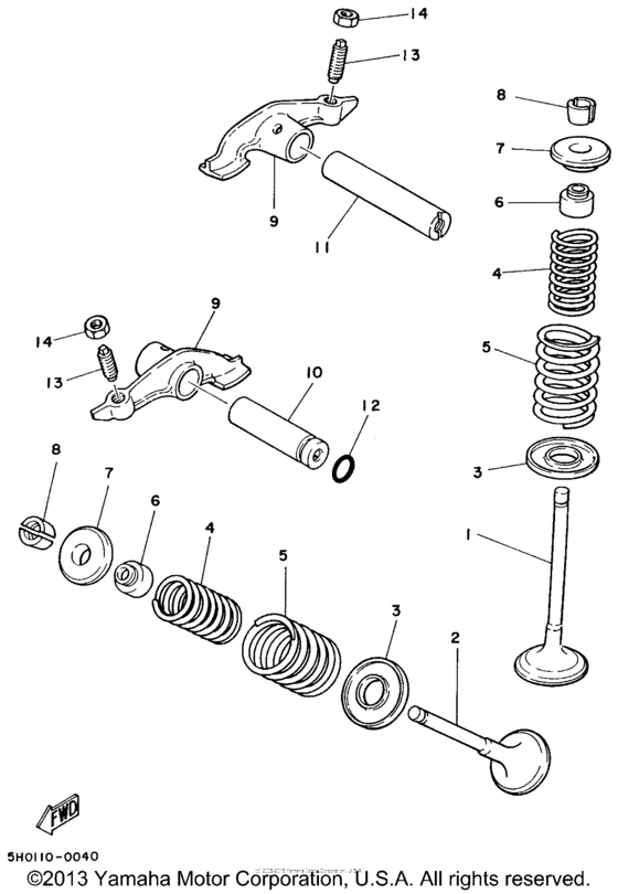 TW200HC Клапана