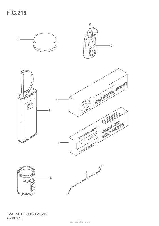 GSX-R1000Z Дооснащение -опции