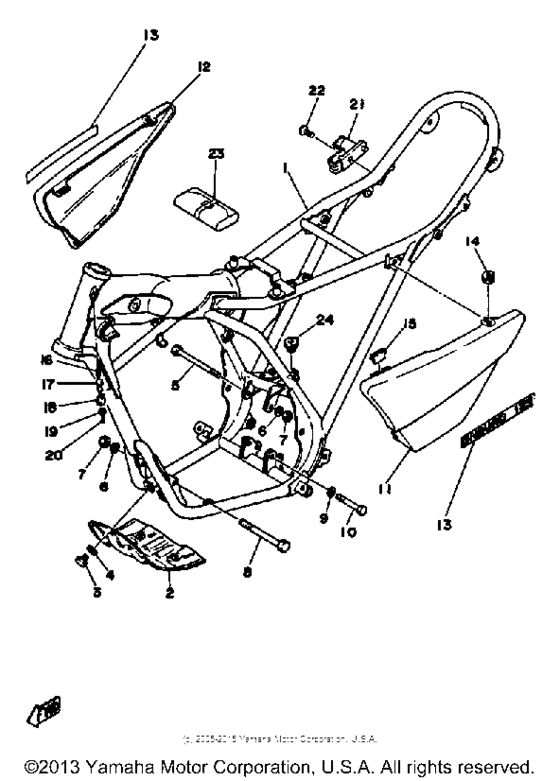 Frame side cover