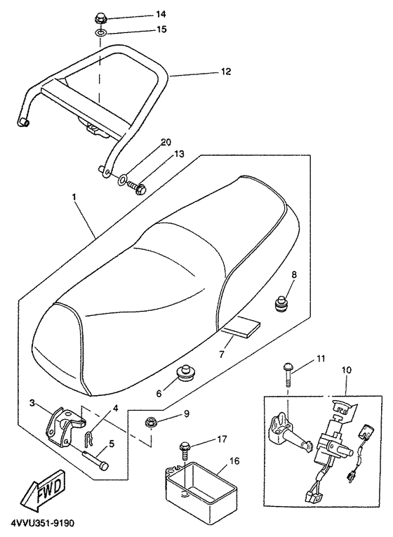 CW50 Топливный бак