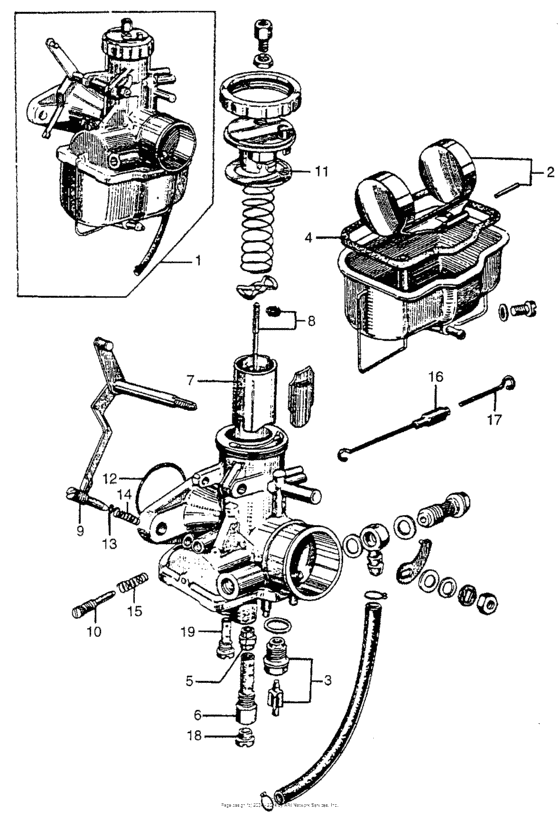 Left carburetor