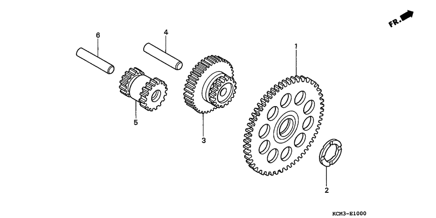 XLR125 Пусковой механизм