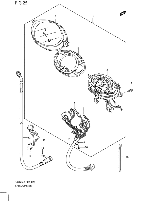 UX125 Speedometer p19
