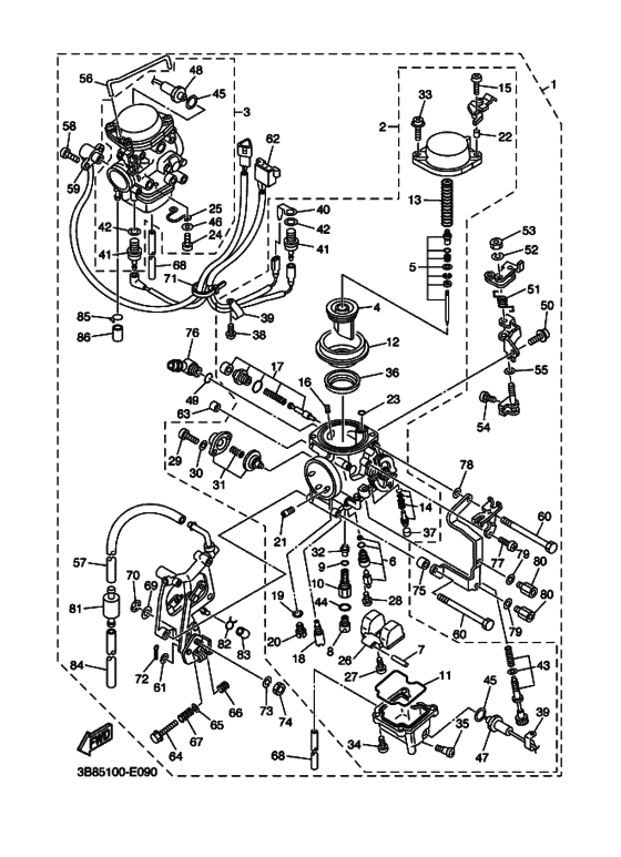 Carburetor assy