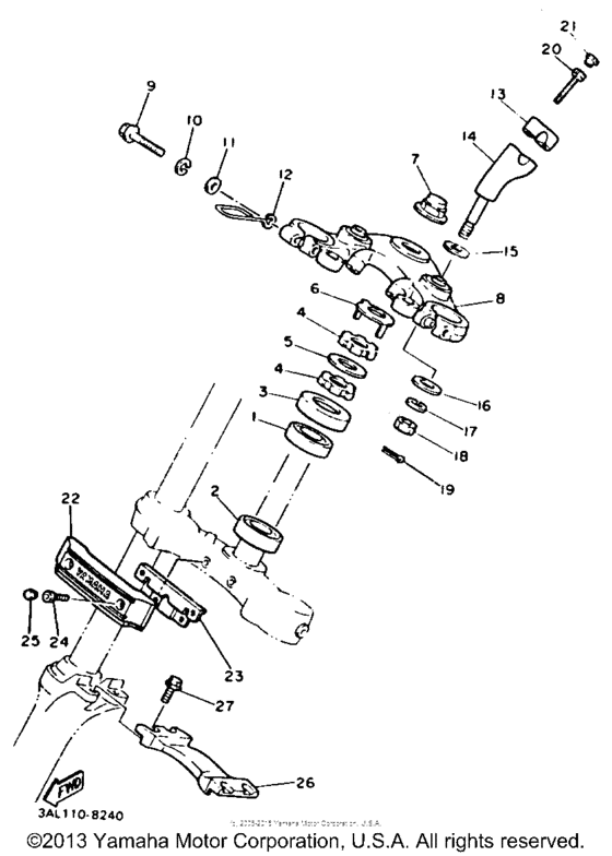 XV750BC Управление