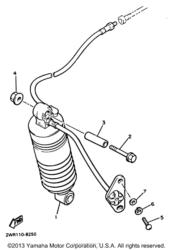 XVZ13DBC Амортизаторы задние