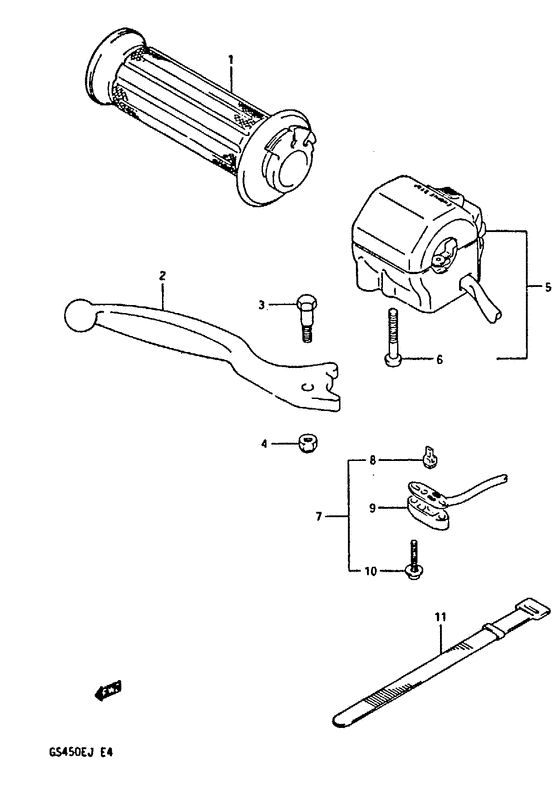 Right handle switch
