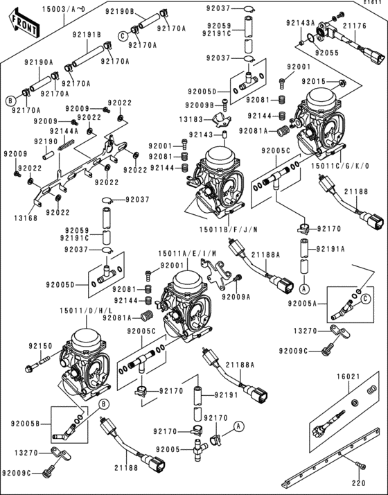 Carburetor(1/2)(-zx900ce026356)