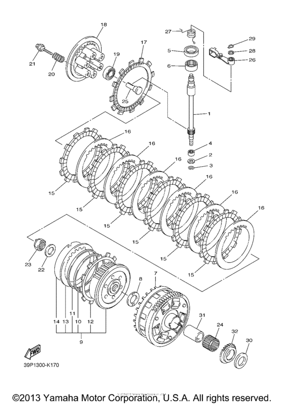 FZ8NDC Сцепление