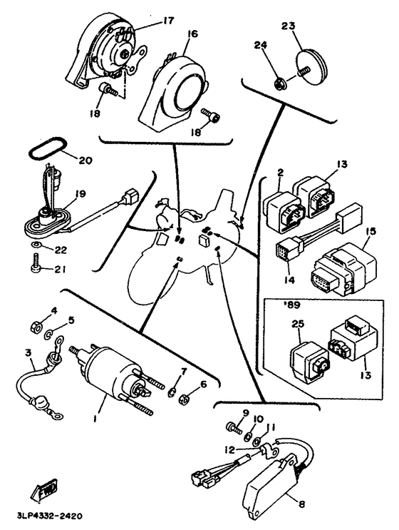 XV1100 Elektrische ausrustung 1