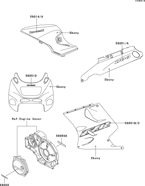 Decals(red)(zx1100-d6)