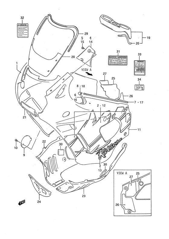 Cowling body