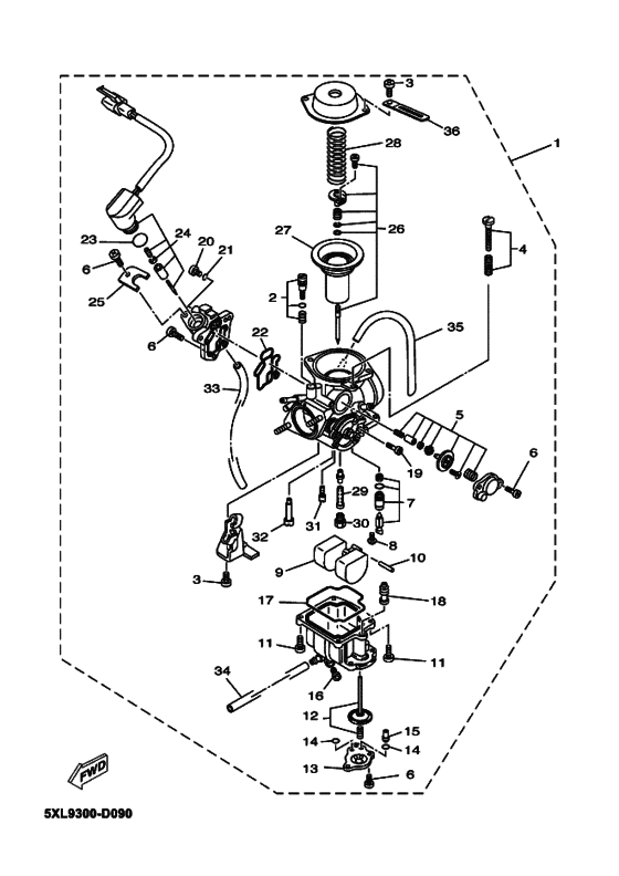 Carburetor assy