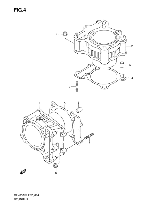 SFV650 Цилиндр