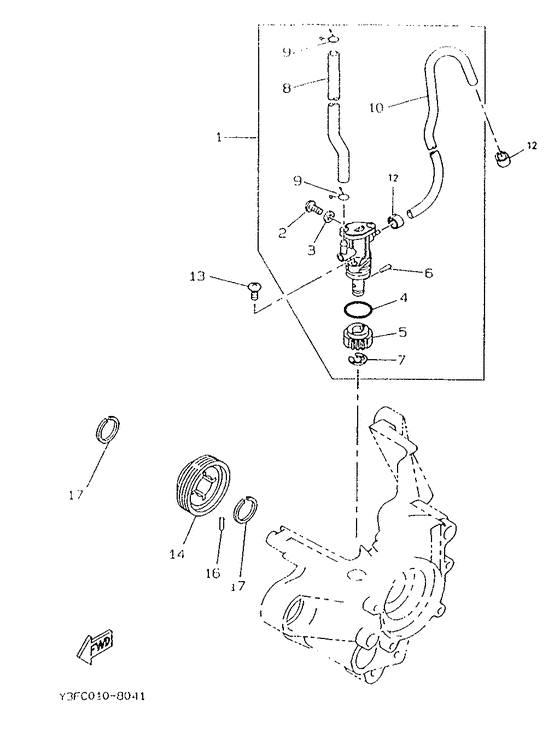 CW50 Масляный насос