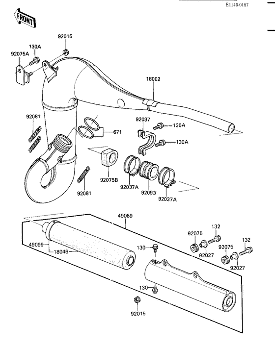 Muffler comp