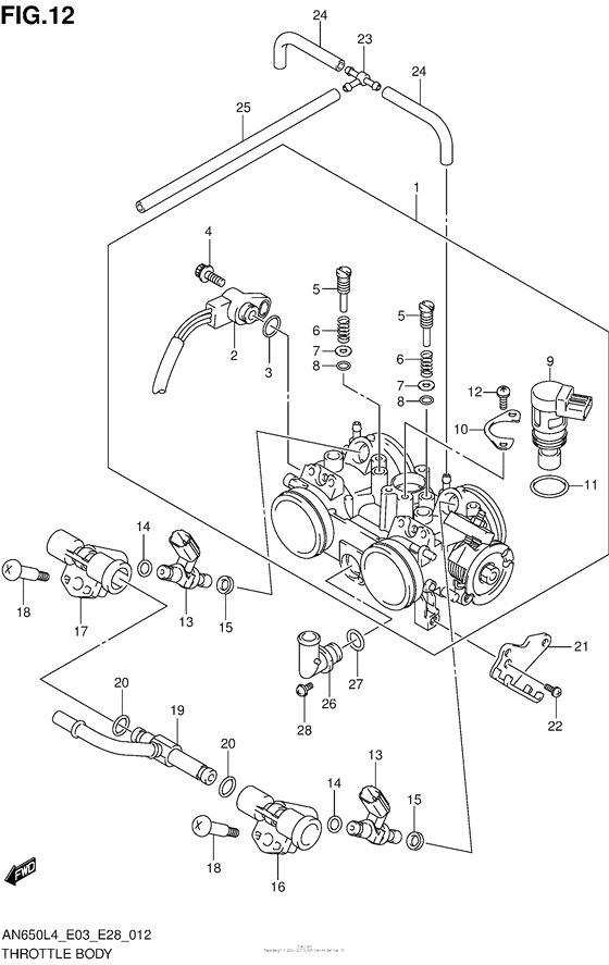 Throttle Body (An650L4 E03)
