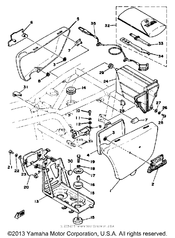 Side cover - tool