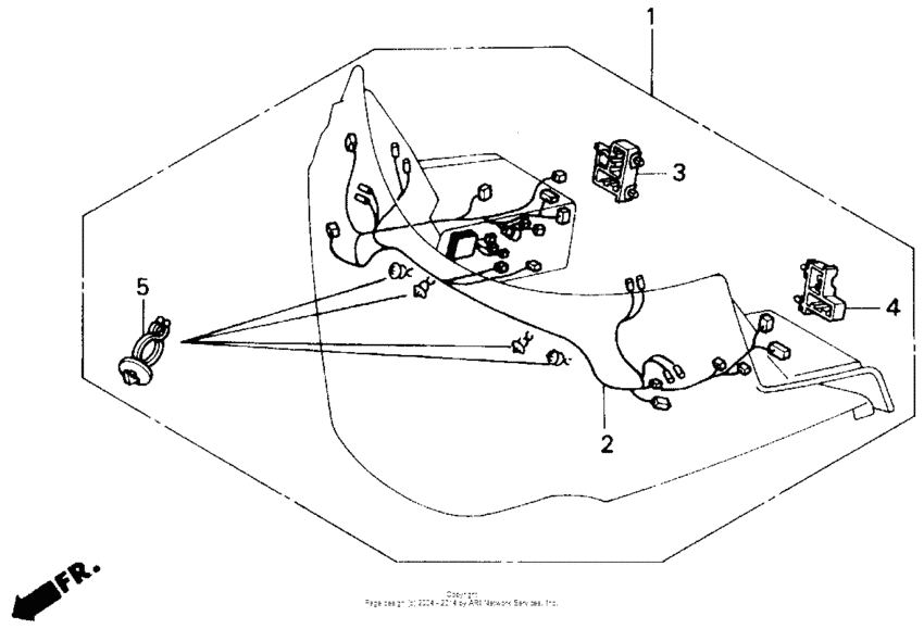Fairing harness set 90