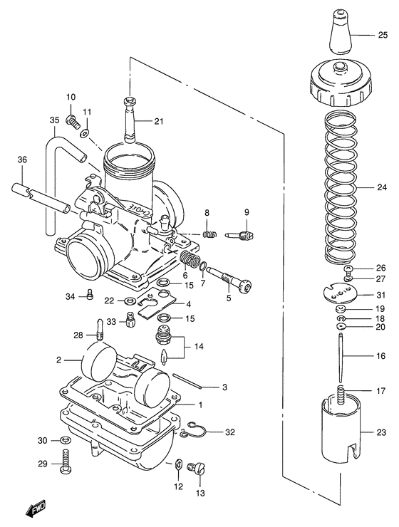 Carburetor assy