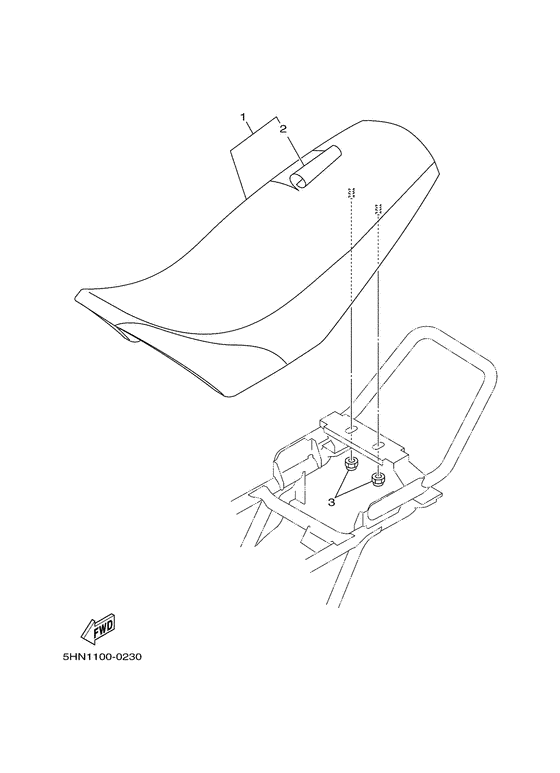 TTR90E Сиденье