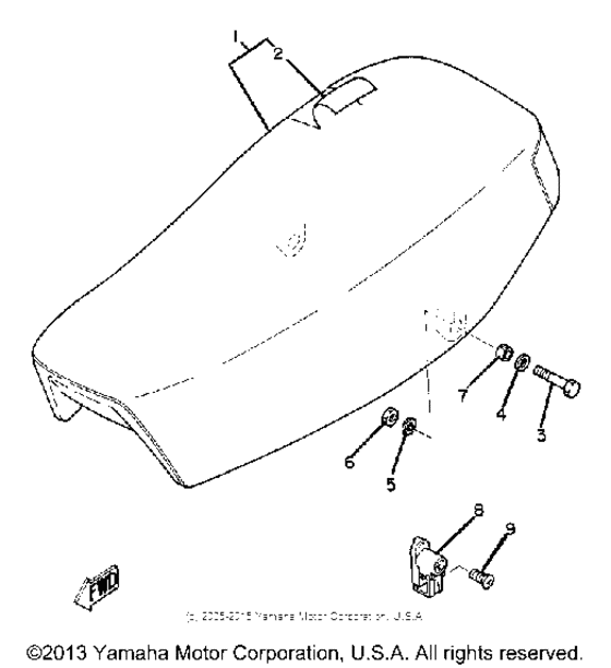 XT250H Сиденье