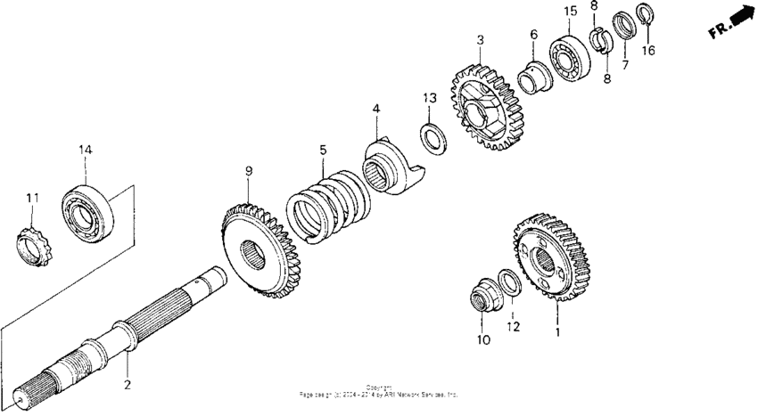 Final gearshaft