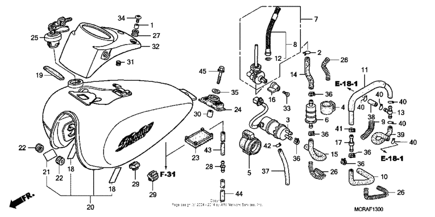 Fuel tank + fuel pump
