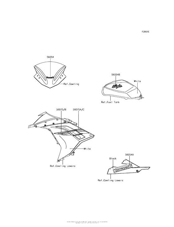 EX300 Decals (White)(Ahf)