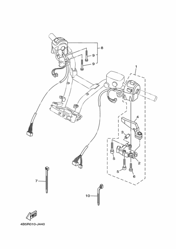 XP500 ﾊﾝﾄﾞﾙｽｲﾂﾁ & ﾚﾊﾞｰ