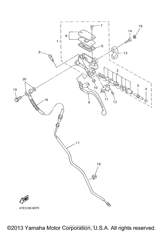 XVZ13ATMC Главный тормозной цилиндр
