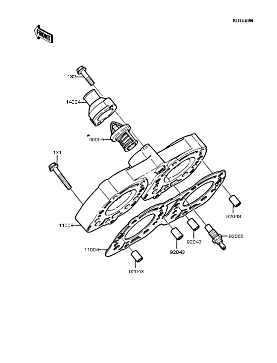 KR250 Головка цилиндров