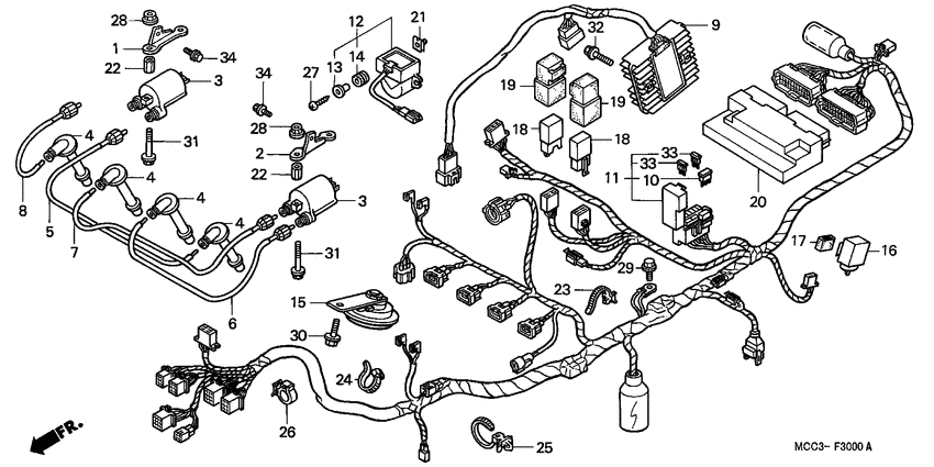 Harness wire