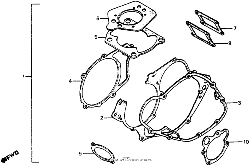Gasket kit 81-82